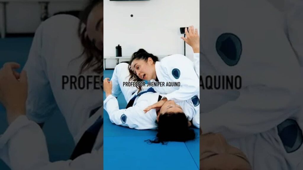 Professor Jhenifer Aquino teaches Choke Variations from Side Control #shorts