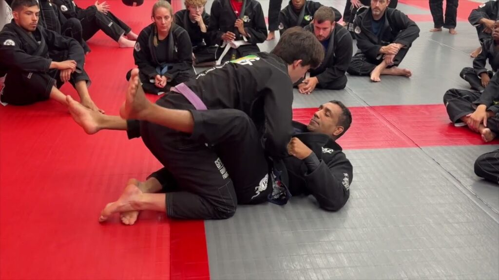 Push Sweep from Closed Guard Recounter to Triangle Choke