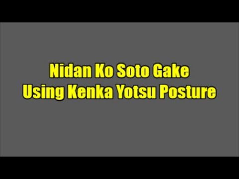 QUICK STUDY JUDO NIDAN KO SOTO GAKE USING KENKA YOTSU POSTURE