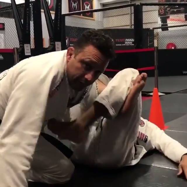 Renzo Gracie - Leg lock vs omoplata