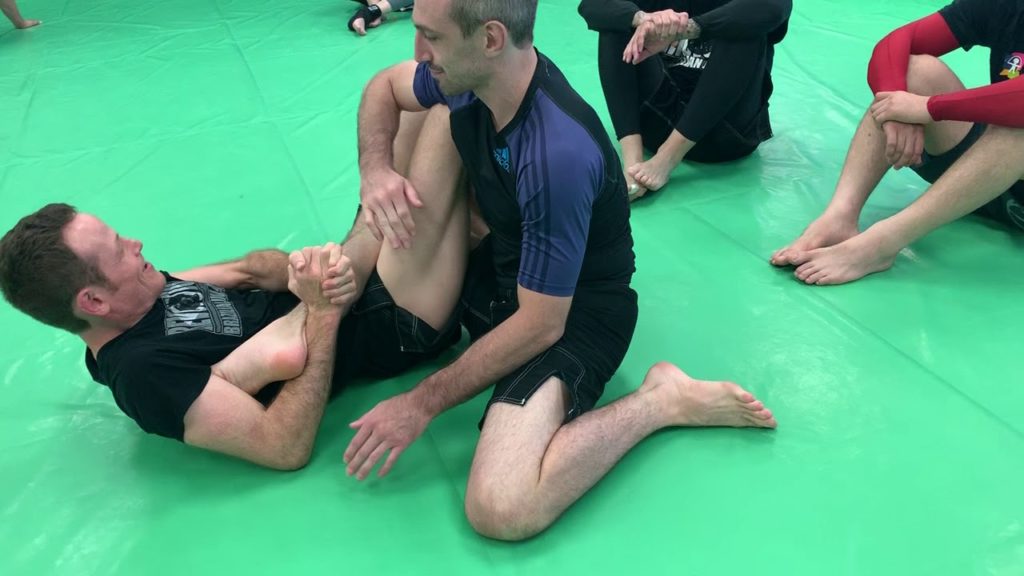 Reverse De La Riva Back Take to 50/50 Heel Hook