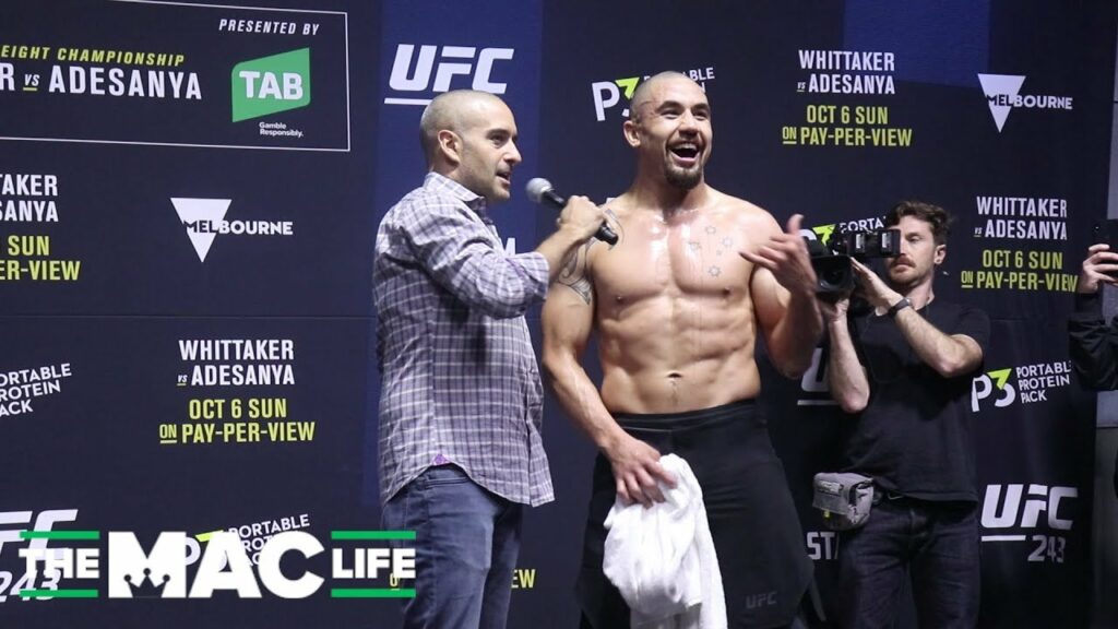 Robert Whittaker: “I’m the best I’ve ever been” | UFC 243 Open Workout