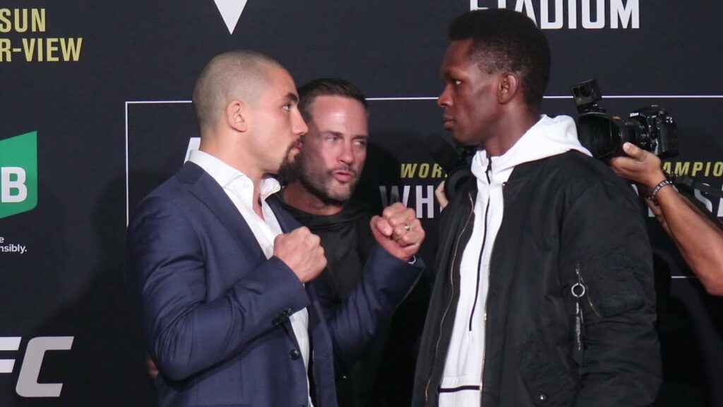 Robert Whittaker vs. Israel Adesanya Face Off | UFC 243 Media Day