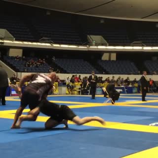 Roberto Cyborg with the big Uchi Mata on Jon Combs.