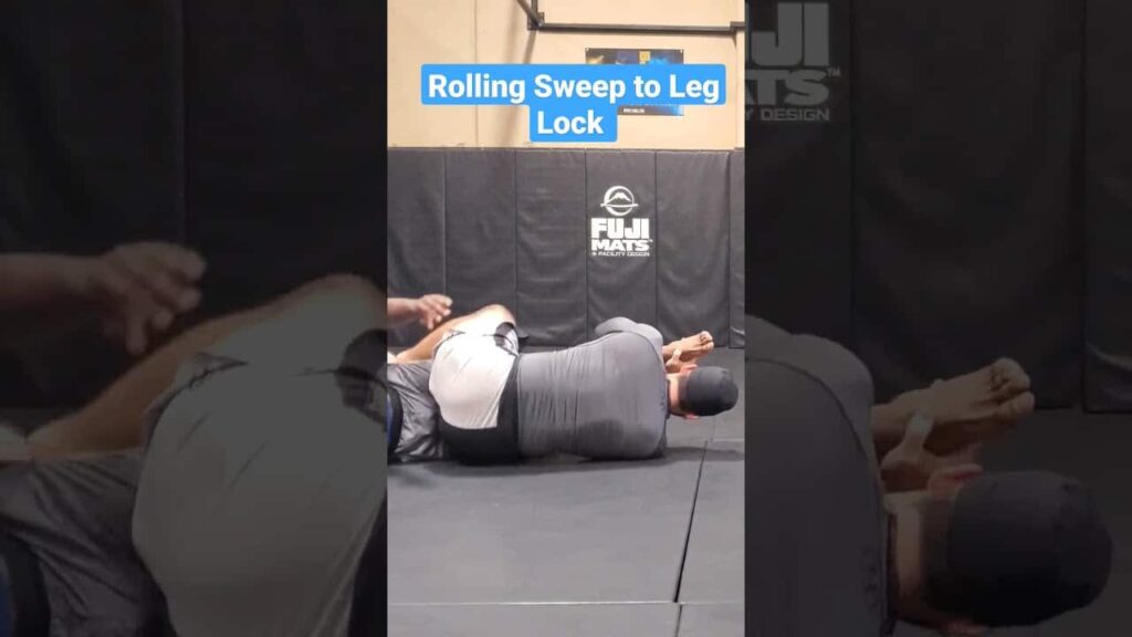 Rolling Sweep to Leg Lock