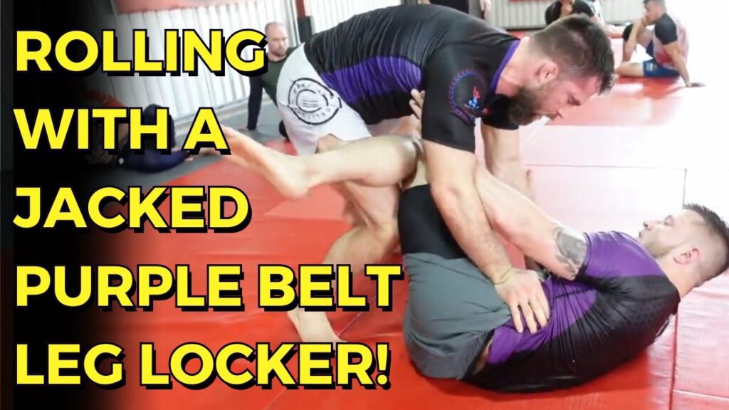 Rolling with Muscular Purple Belt Who was 30% Bodyfat Before BJJ