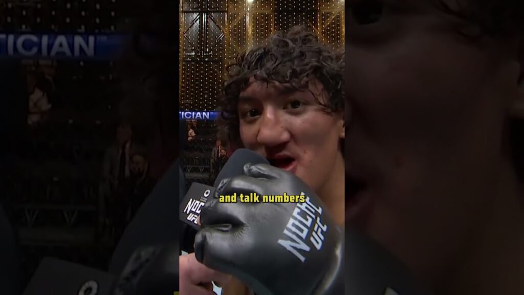 Rosas Jr. is a character 🤣 #ufc306