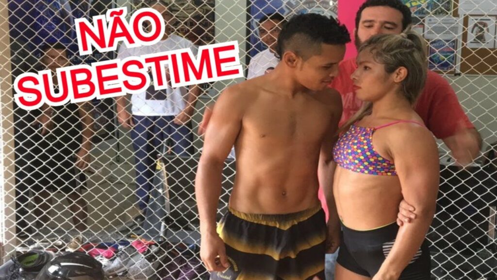 SEM REGRAS LUTA DE HOMEM VS MULHER NO MMA