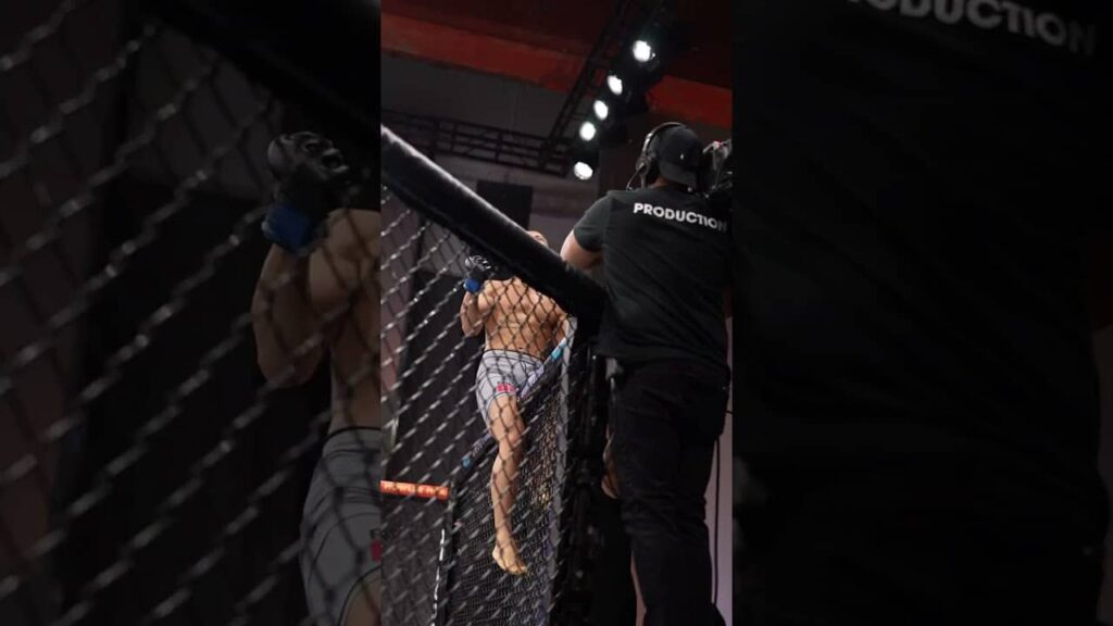 Sangwon Kim PUNCHED his ticket to the Road To UFC semi-finals with this MASSIVE knockout❗️