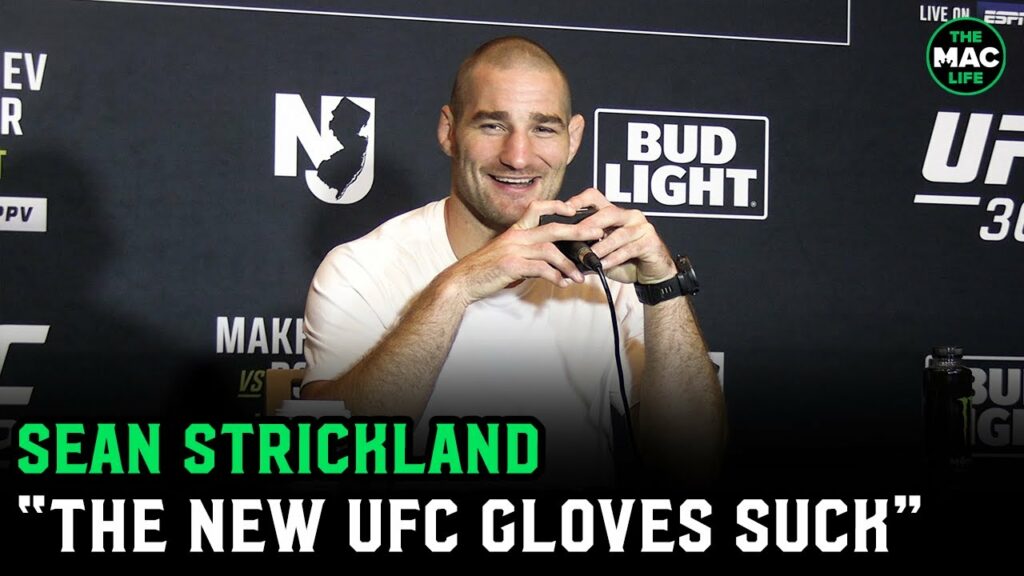 Sean Strickland: "The new UFC gloves suck... You dropped the ball on that" | UFC 302 Media Day