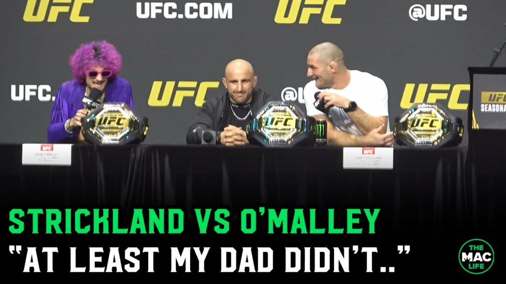 Sean Strickland vs. Sean O'Malley: "At least my dad didn't f*** me!"