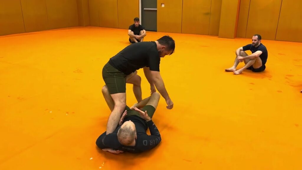 Shin on Shin Entry to Single Leg X-Guard Sweep and Straight Ankle Lock