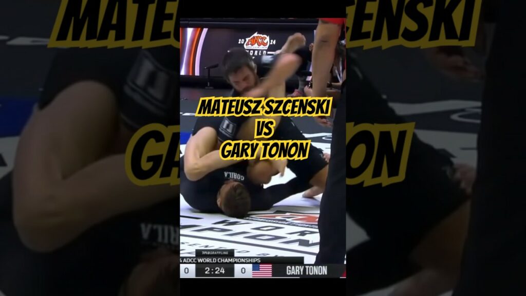 Shotgun Armbar ADCC 2024 Gary Tonon vs Mateusz Szcenski #adcc #jiujitsugrappling