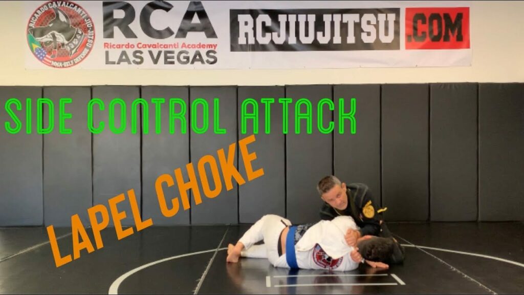 Side Control Attack Lapel Choke