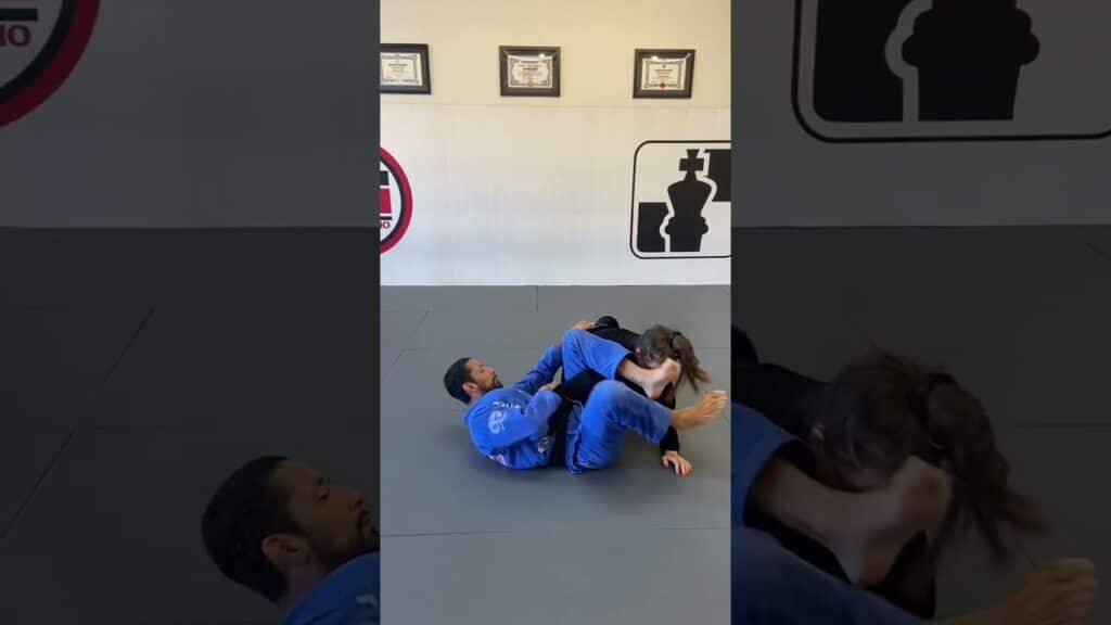 Side Control Escape to Omoplata