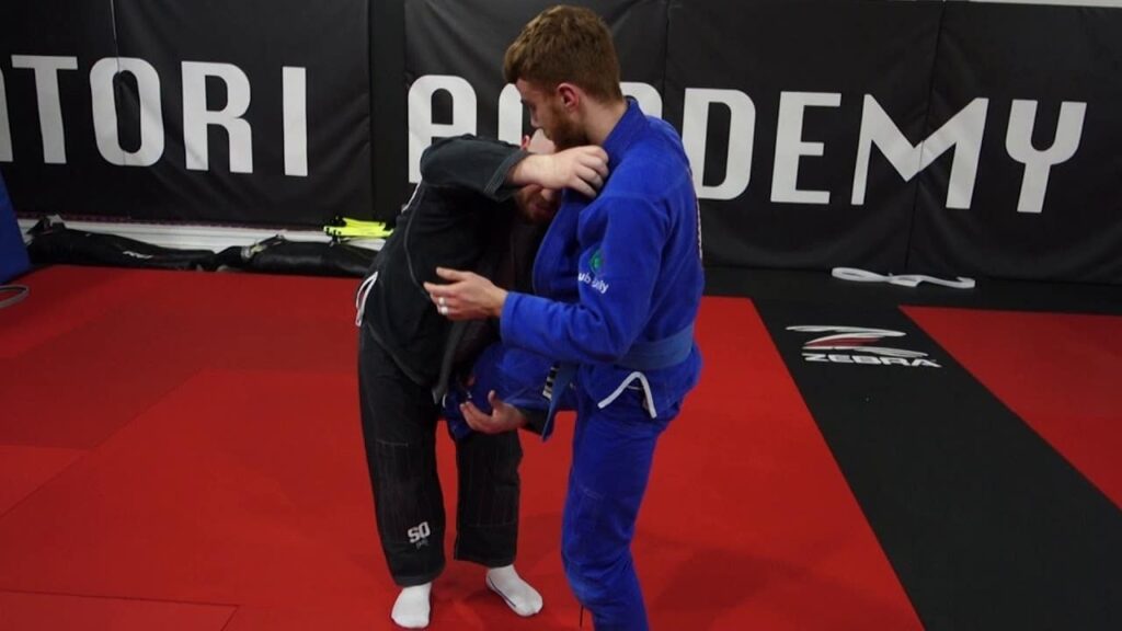 Single Leg from collar grip by Coach John Sheridan