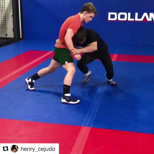 Single Leg into Hip Throw, clean technique by Henry Cejudo.