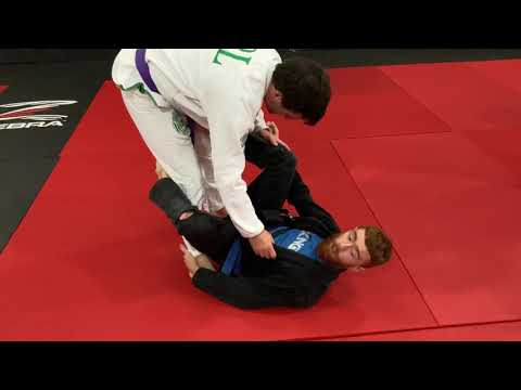 Sit-up guard sweep from De La Riva