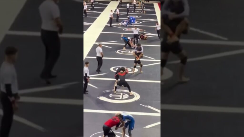 Slammed through a table in a Jiu Jitsu Match