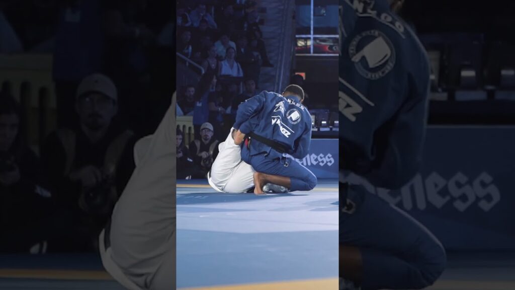 Slick Foot Lock by Gustavo Batista at the 2024 #IBJJF Worlds Final #jiujitsu #bjj #shorts