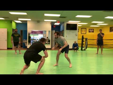 Sprawl to Arm Drag (Wrestling Go Behind)