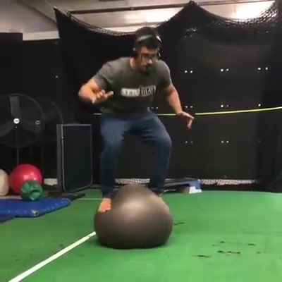 Stability ball drills