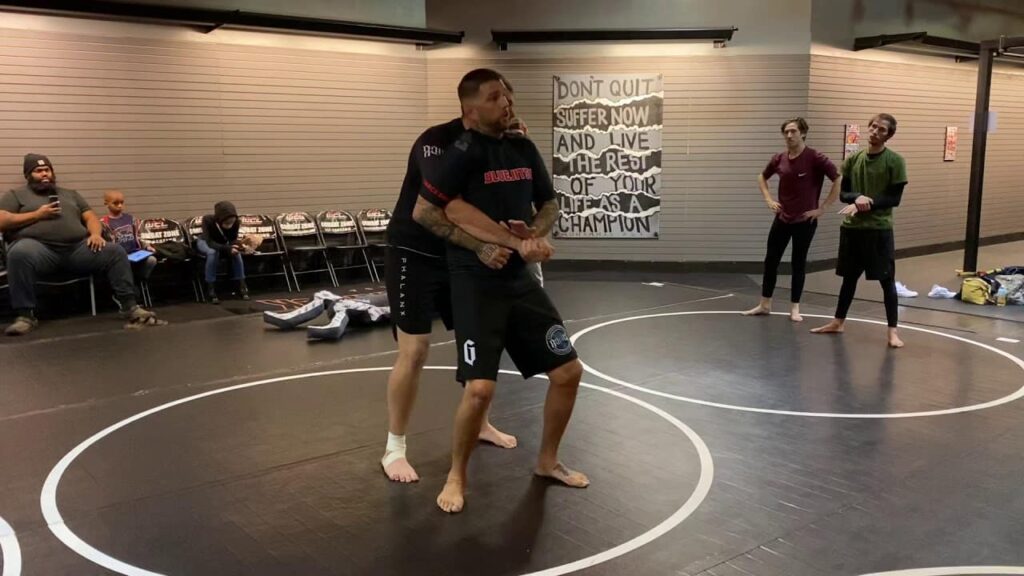 Standing Kimura Bodylock Switch Drill