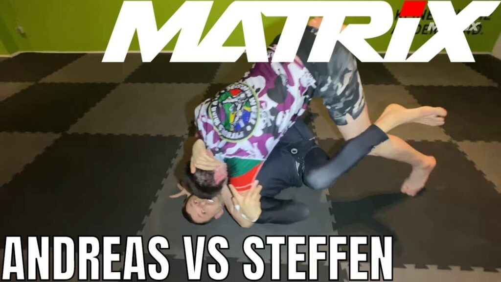 Steffen vs Andreas Narrated Jiu Jitsu Sparring Part 1- Matrix Jiu Jitsu