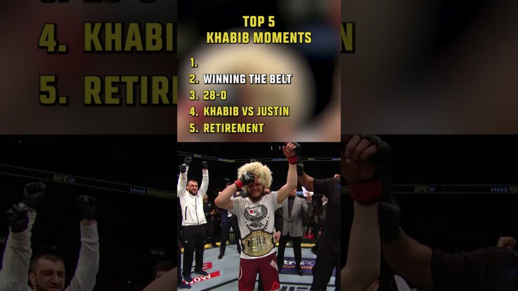 THE EAGLE'S TOP 5 MOMENTS 🔥 #ufc