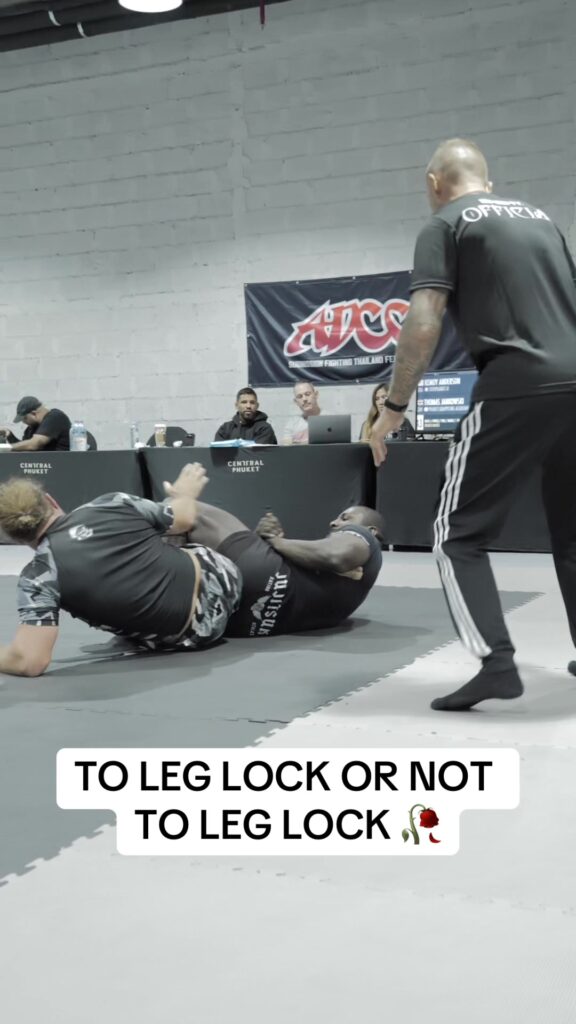 TO LEG LOCK OR NOT TO LEG LOCK  Is your gym still not teaching leg locks in 202