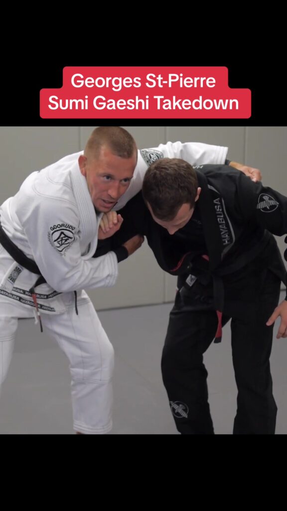 Technique Breakdown Of The Day. Georges St-Pierre | Sumi Gaeshi Takedown