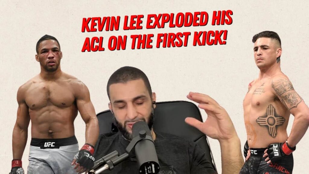 That time Kevin Lee won his fight without his ACL