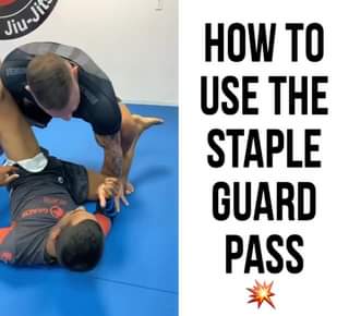 The BJJ Staple Pass