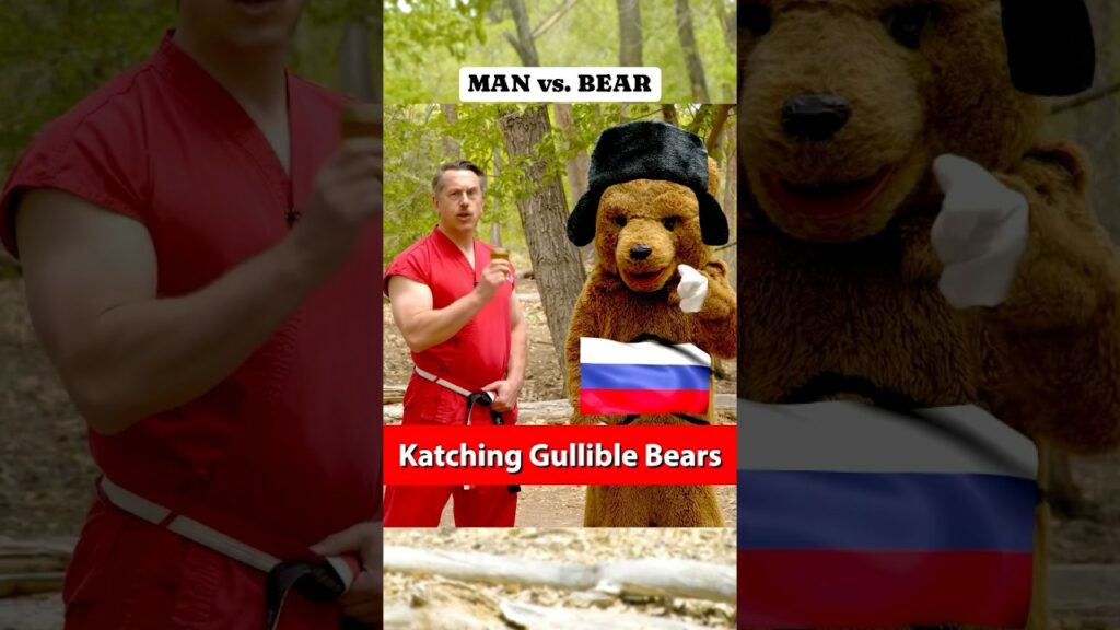 The REAL Man vs. Bear Challenge #masterken #manvsbear