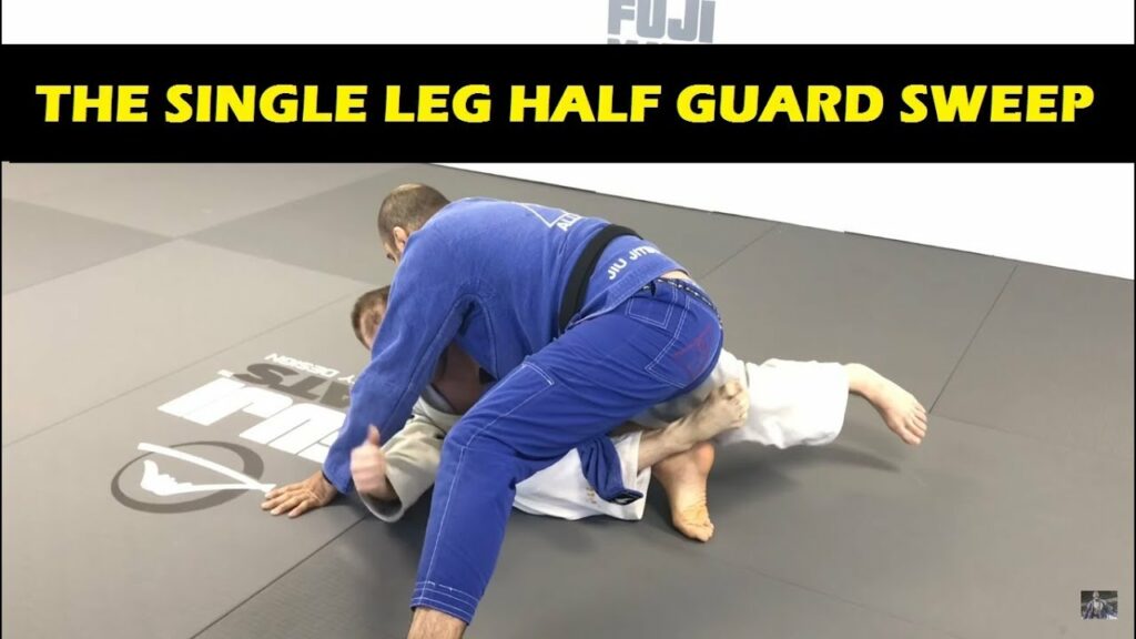 The Single Leg Half Guard Sweep With John Burke