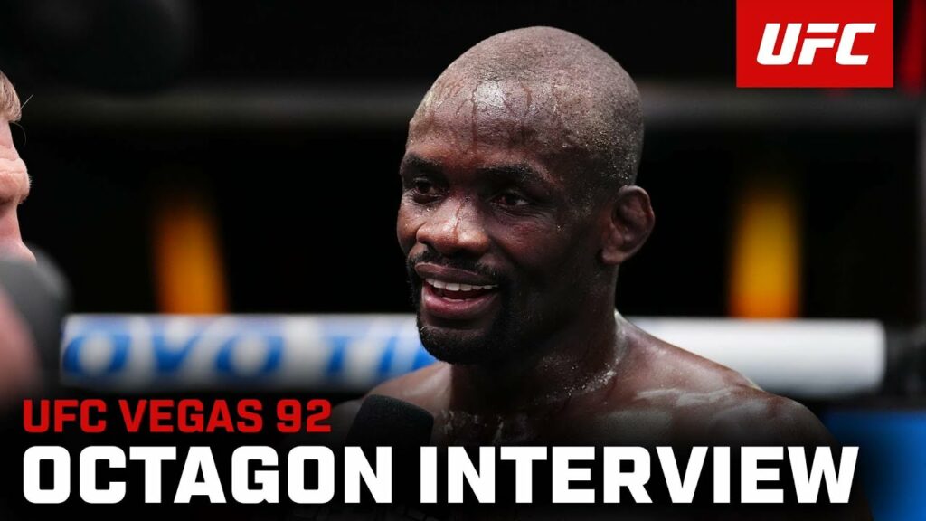 Themba Gorimbo Octagon Interview | UFC Vegas 92