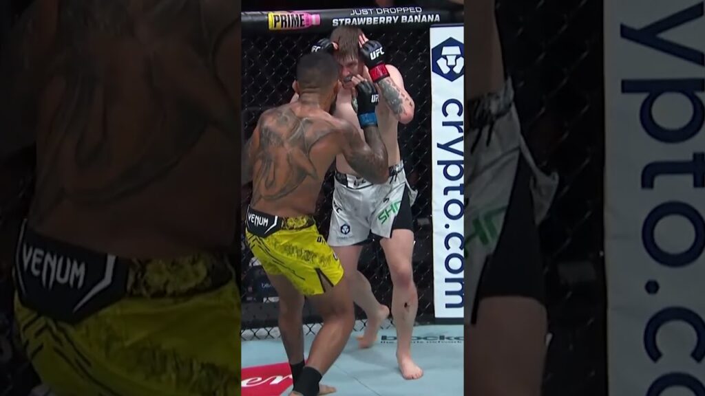 These leg kicks were NASTY 🤢 #UFC301