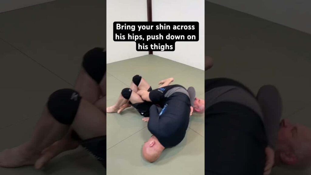 This is one of my favorite ways to attack from top half guard.