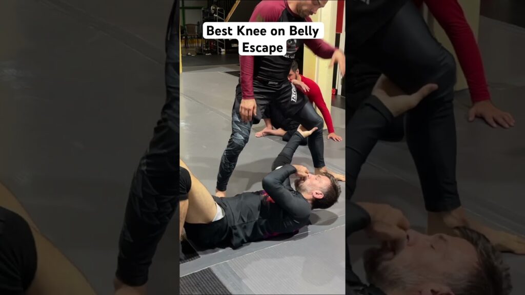 This knee on belly escape takes you directly into a match-ending submission. Full video on channel.