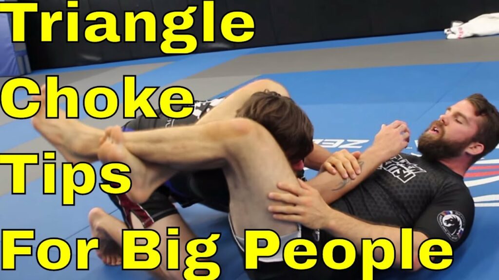 Tips To Finish Triangle Chokes Better If You're a Big Person in BJJ