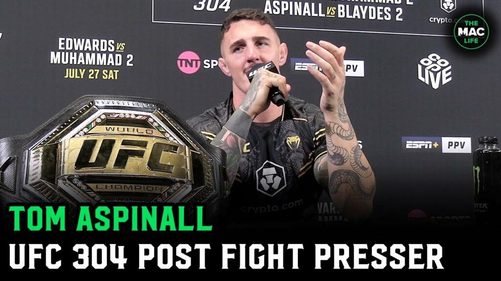 Tom Aspinall: “Jon Jones vs. Stipe Miocic, Aspinall vs. Alex Pereira on the same night"