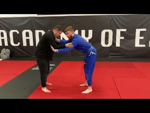 Tomoe Nage sweep from De La Riva guard