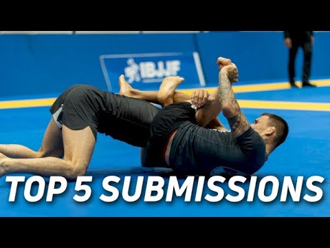 Top 5 Black Belt Finishes Captured At No-Gi Pans Day 2