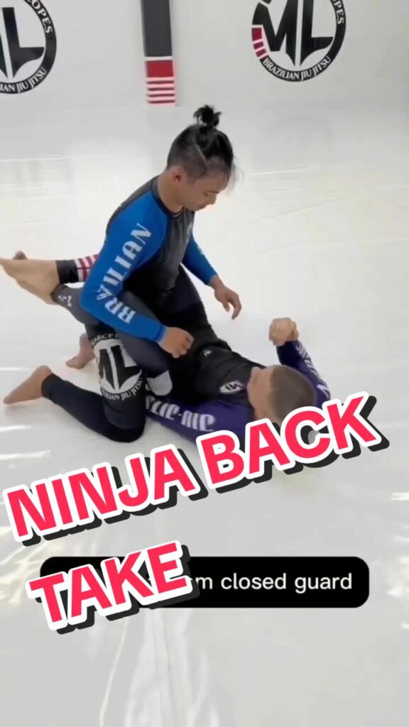 Transição ninja para as costas de  Eaiii, será que dá ?  -  Ninja Back Take, b