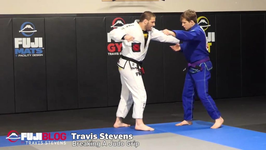 Travis Stevens takedown from grip break