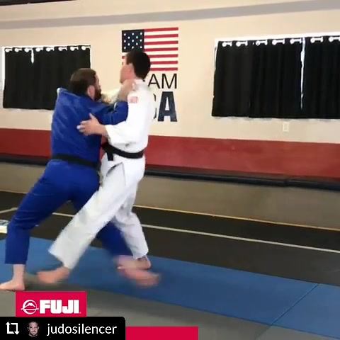 Travis Stevens with a clean ouchi gari.