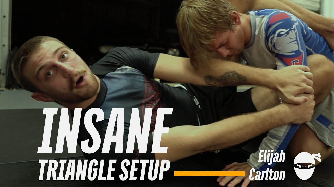 Triangle Choke From Guard No Gi 🐲 High Percentage Setup | Jitseasy