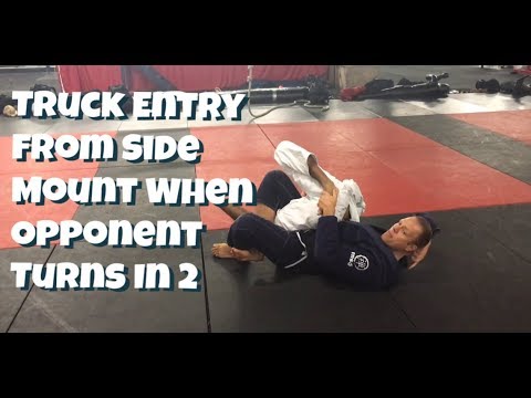 Truck Entry from Side Mount When Opponent Turns In 2 | Jiu Jitsu Brotherhood