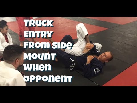 Truck Entry from Side Mount When Opponent Turns In | Jiu Jitsu Brotherhood