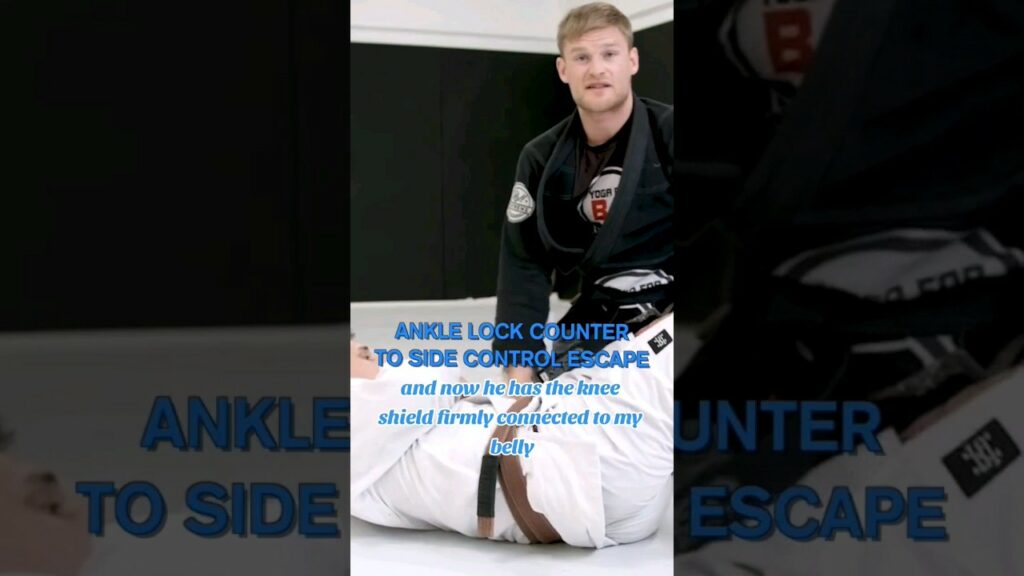 Try this ankle lock counter to side control escape #grapplingbjj #jiujitsu